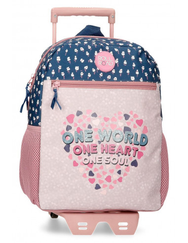 MOCHILA ADAP.33CM C/CARRO ROLL ROAD ONE WORLD